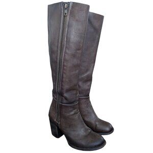 🦅 Freebird by Steven Brown Leather Beau Zip up boots - Size 8 🦅